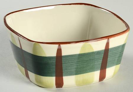Gay Plaid Coupe Cereal Bowl