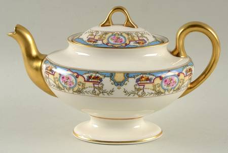 Azure (No Embossed Fruit) Mini Teapot & Lid
