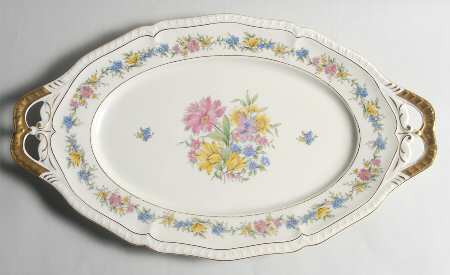 Adelphia 18" Oval Serving Platter by Black Knight