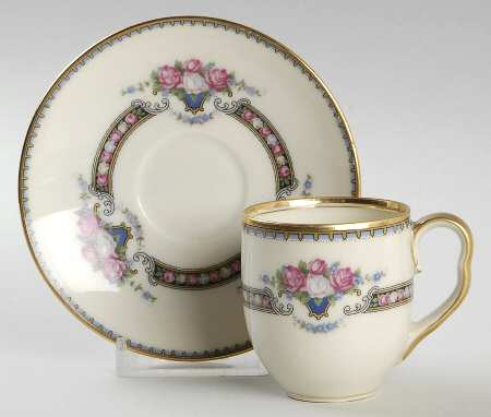 Belasco Flat Demitasse Cup & Saucer Set