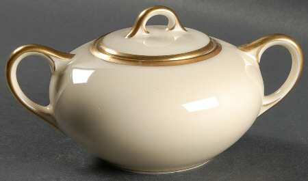 Colombia Cream Sugar Bowl & Lid