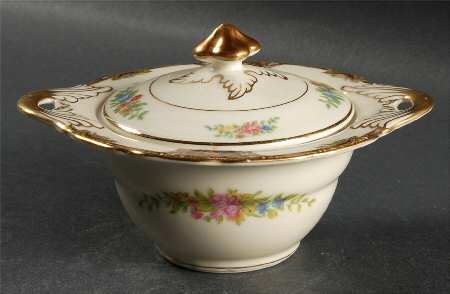 Washington Sugar Bowl & Lid by Black Knight