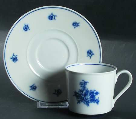 Chateau D'Azur Flat Cup & Saucer Set