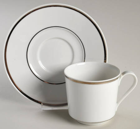 Chateau D'Argent Flat Cup & Saucer Set