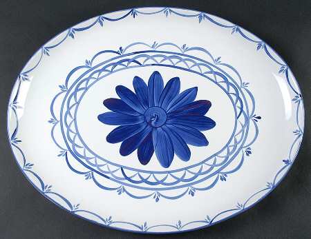 Cote D'Azur 16" Oval Serving Platter