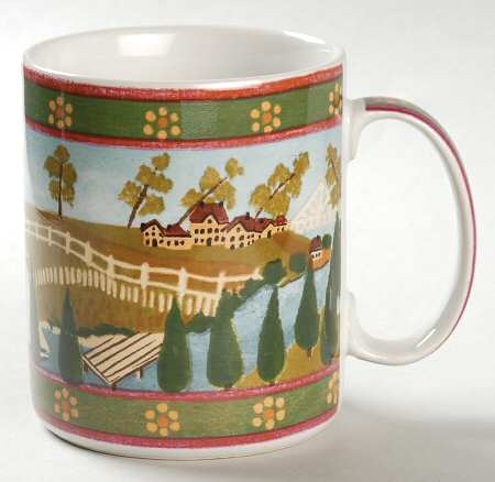Country Village Mug