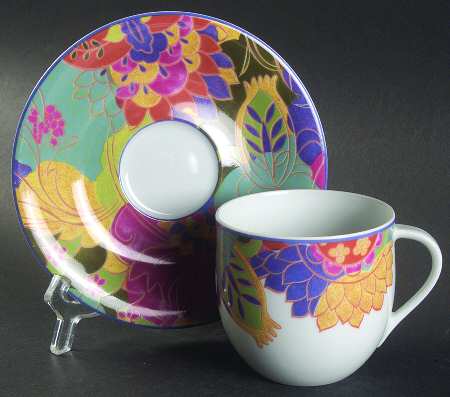 Fantasia Flat Cup & Saucer Set