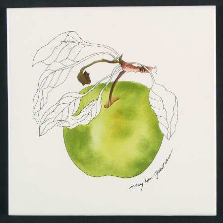 Green Apple Tea Tile