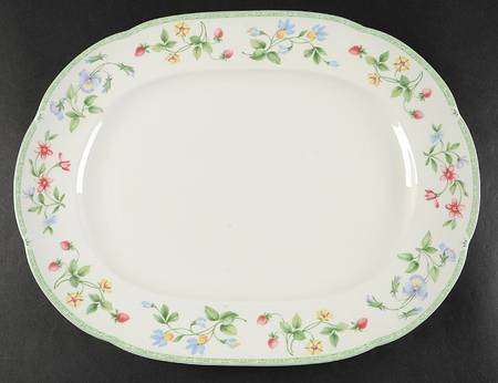 Lungarno 15" Oval Serving Platter