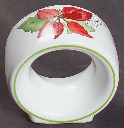 Poinsettia Napkin Ring