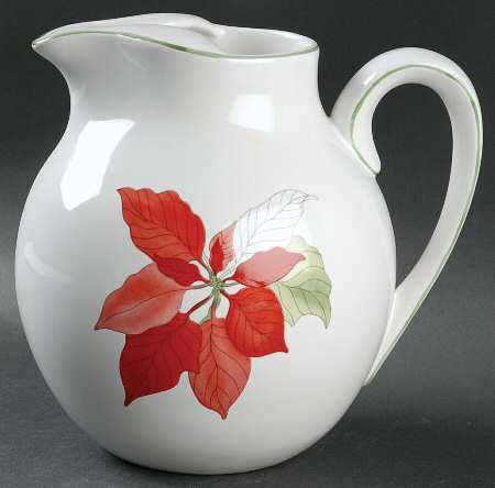 Poinsettia 64 Oz Pitcher