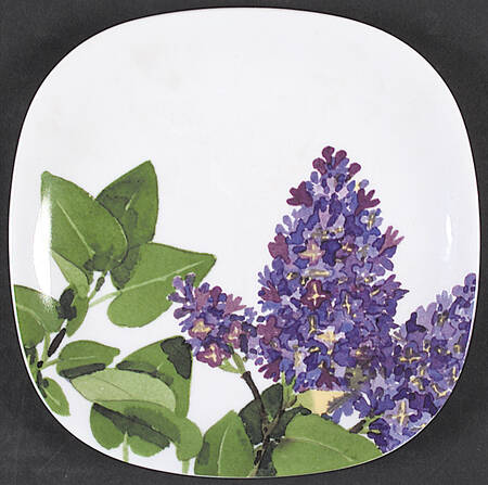 Purple Lilac Salad Plate