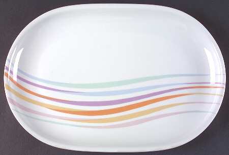 Swingtime 14" Oval Serving Platter