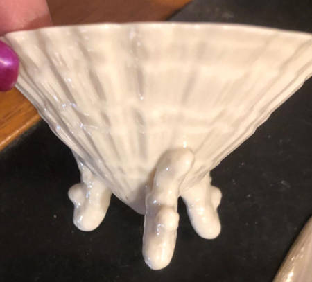 Limpet White (No Trim, Smooth) Salt Dip