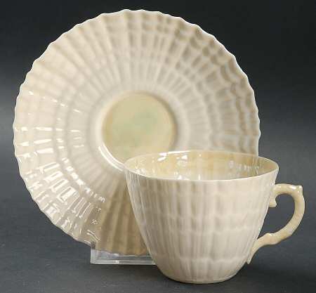 Limpet Yellow Flat Cup & Saucer Set