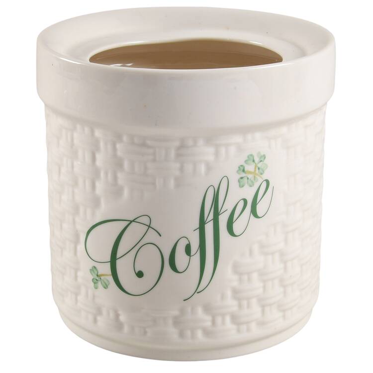 Shamrock Coffee Canister No Lid