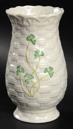 Shamrock 6" Vase by Belleek Pottery (Ireland)