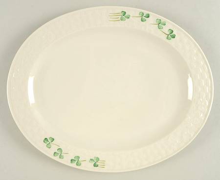 Shamrock 11" Oval Serving Platter