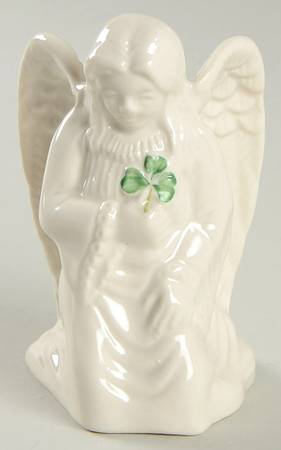 Shamrock Angel Figurine