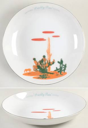 Arizona Cactus Coupe Soup Bowl