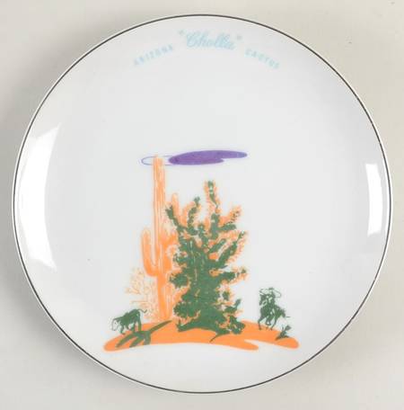 Arizona Cactus Bread & Butter Plate