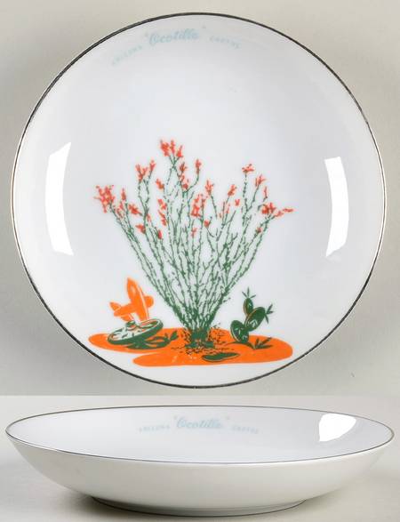 Arizona Cactus Coupe Soup Bowl