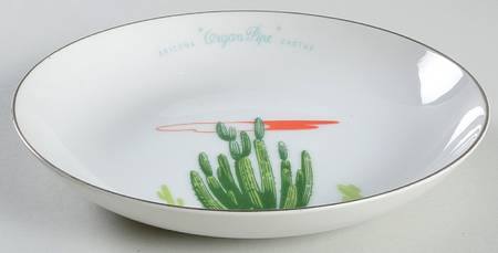 Arizona Cactus Coupe Soup Bowl
