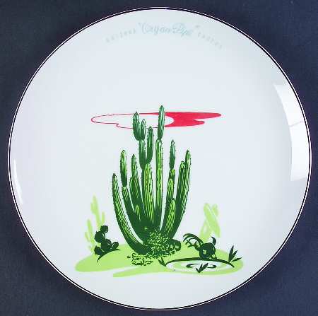 Arizona Cactus Dinner Plate