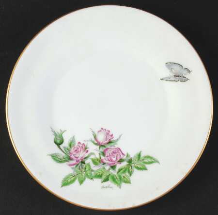 Miniature Rose Bread & Butter Plate