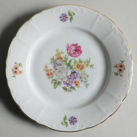 Bouquet (Scroll Edge) Bread & Butter Plate
