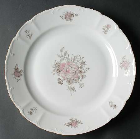 Maria (Embossed Scroll Edge) 13" Chop Plate (Round Platter)