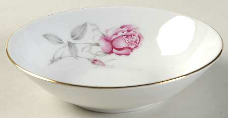 Melody (Platinum Trim) Fruit/Dessert (Sauce) Bowl
