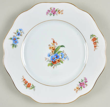 Rhoda Luncheon Plate by Bohemia Ceramic Works