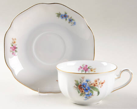Flat Cup & Saucer Set