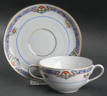 St. Moritz Flat Bouillon Cup & Saucer