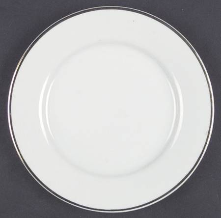Wedding Band (Trim Off Edge) Salad Plate