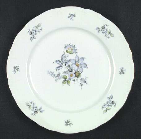 Wild Flower (Scroll Edge) by Bohemia Ceramic Works
