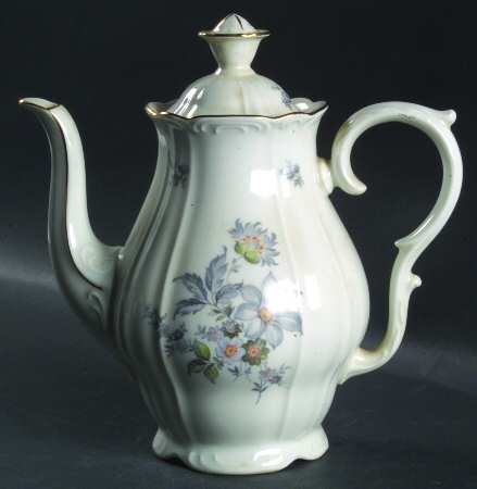 Wild Flower (Scroll Edge) Coffee Pot & Lid