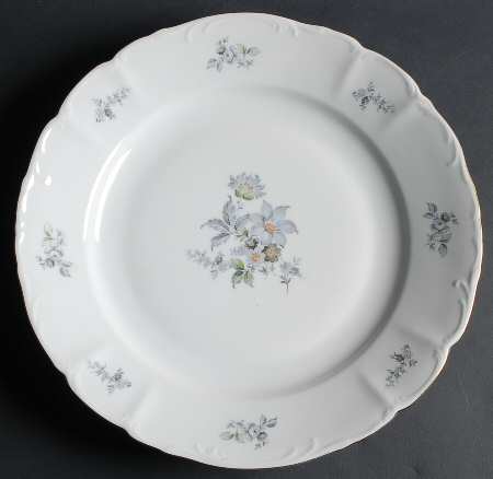 Wild Flower (Scroll Edge) 13" Chop Plate (Round Platter)