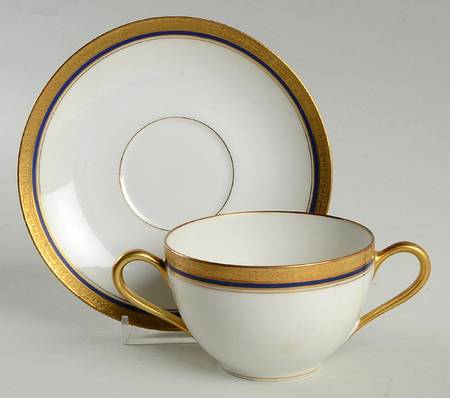 Rivoli Flat Bouillon Cup & Saucer