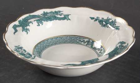 Dragon Green Rim Fruit/Dessert (Sauce) Bowl by Booths