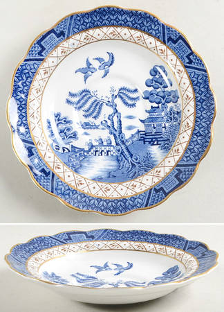 Real Old Willow Blue Saucer for Oversized Cup