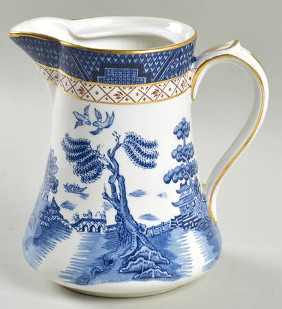 Real Old Willow Blue Creamer No Lid