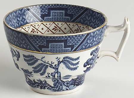 Real Old Willow Blue Flat Cup