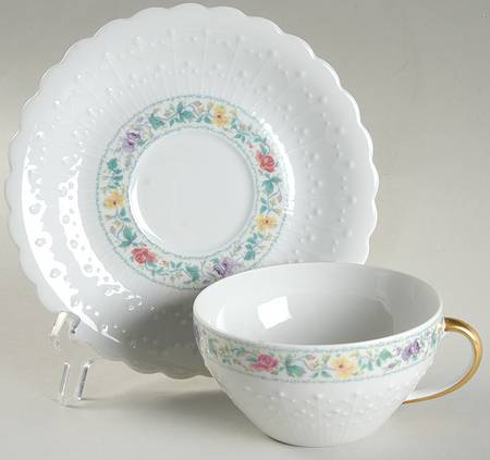 Diademe Princess Flat Cup & Saucer Set
