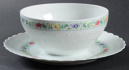 Diademe Princess Gravy Boat with Attached Underplate