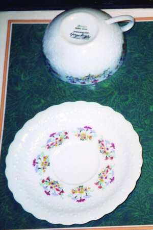 Joli Mai Flat Cup & Saucer Set