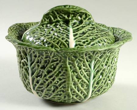 Cabbage Green Small Tureen & Lid by Bordallo Pinheiro