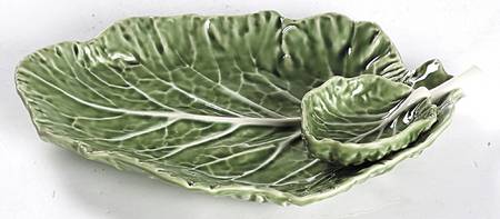 Cabbage Green 1 Piece Chip & Dip