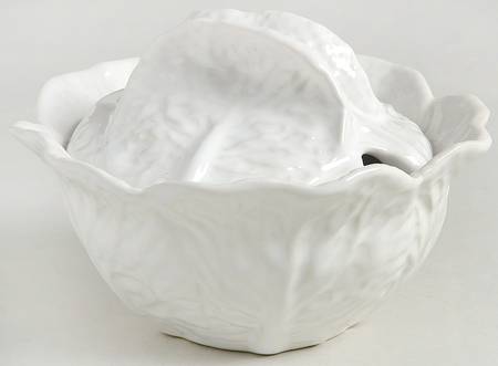 Cabbage White Sugar Bowl & Lid